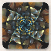 Pinwheels Abstract Kunstkurk Onderzetter (Voorkant)