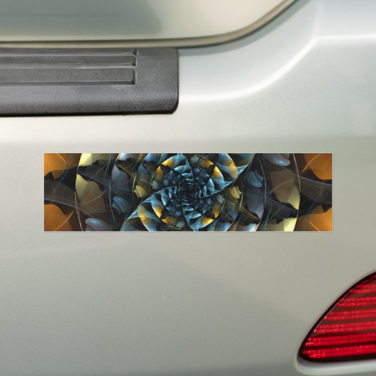 Pinwheels Abstracte Art Bumpersticker (Op auto)