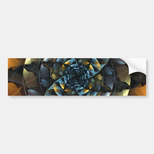 Pinwheels Abstracte Art Bumpersticker (Voorkant)