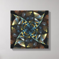 Pinwheels Abstracte Kunst Zwart-wit