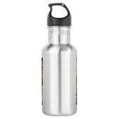 Pinwheels Abstracte kunstfles Waterfles (Achterkant)