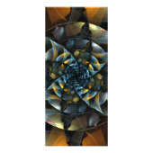 Pinwheels Abstracte rackkaart Reclamekaart (Achterkant)