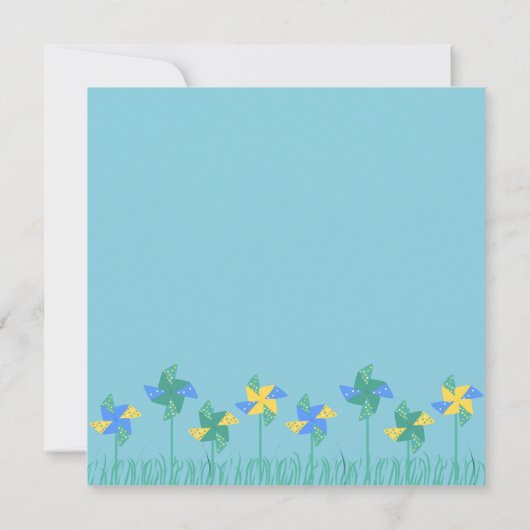 Pinwheels bij het park kaart (Achterkant)