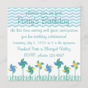 Pinwheels bij het park kaart