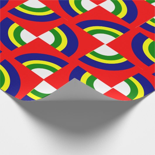 Pinwheels Cadeaupapier (Hoek)