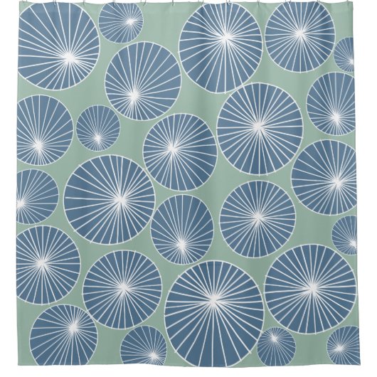 Pinwheels Douchegordijn (Voorkant)