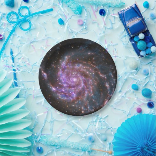 Pinwheels Galaxy Papieren Bordje (Feest)
