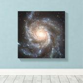 Pinwheels Hubble Telescope Buitenspatie Foto Canvas Afdruk (Insitu (Houten vloer))
