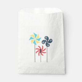 Pinwheels Party Favor Bag {Editable Age} Bedankzakje