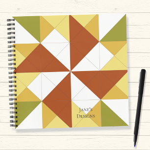 Pinwheels Quilt Bock Quilters Notitieboek