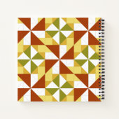 Pinwheels Quilt Bock Quilters Notitieboek (Achterkant)