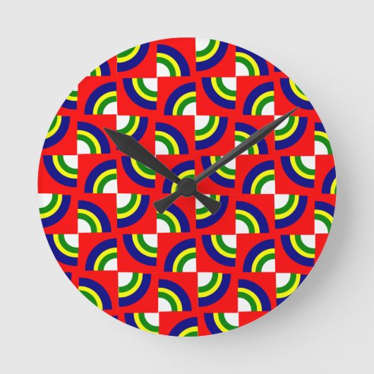 Pinwheels Ronde Klok (Voorkant)