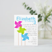 Pinwheels Trio Kaart (Staand voorkant)