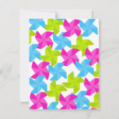 Pinwheels Trio Kaart (Achterkant)