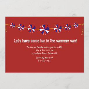 Pinwheels Uitnodiging