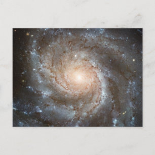 Pinwheelstelsel Hubble-telescoop foto van de buite Briefkaart