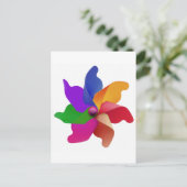 Pinwieled Briefkaart (Staand voorkant)