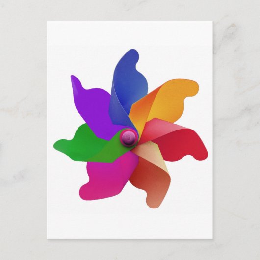 Pinwieled Briefkaart (Voorkant)