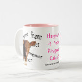 PinzDB-Mok-Customizeq Tweekleurige Koffiemok (Voorkant links)