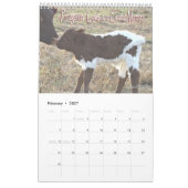 Pinzgauer 2013 Cattle Calendar-personalize Kalender (Feb 2027)