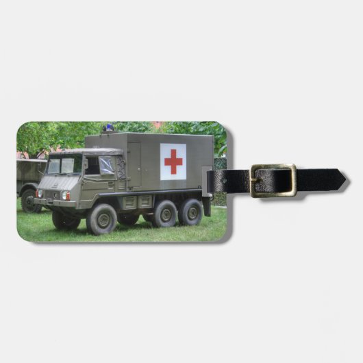 Pinzgauer 712 SAN Bagagelabel (Voorkant horizontaal)