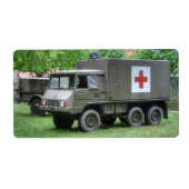 Pinzgauer 712 SAN Etiket (Voorkant)