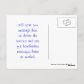 Pinzgauer Bull & Koeien- aanpassen Briefkaart (Achterkant)