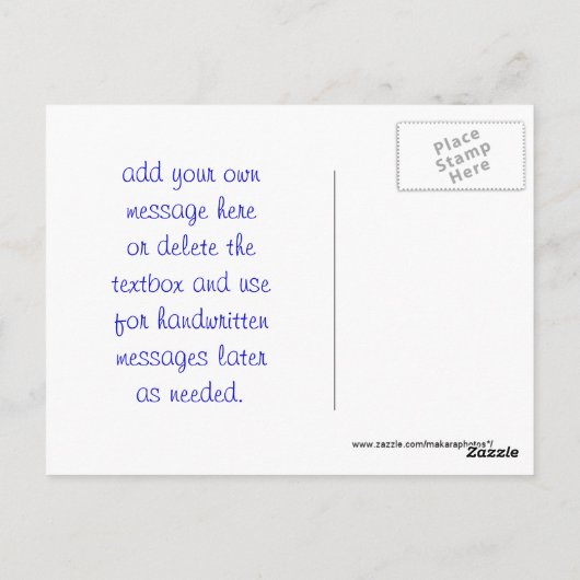 Pinzgauer Bull & Koeien- aanpassen Briefkaart (Achterkant)