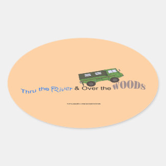 Pinzgauer-Sticker Ovale Sticker