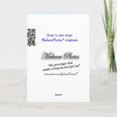 Pinzgauers 8360 Geluk- verandering voor elke geleg Bedankkaart (Achterkant)