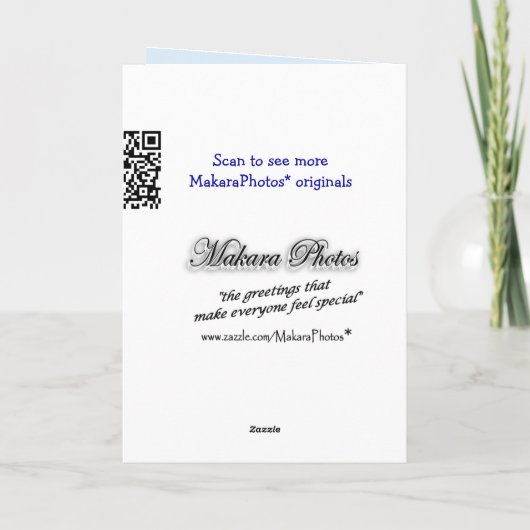 Pinzgauers 8360 Geluk- verandering voor elke geleg Bedankkaart (Achterkant)