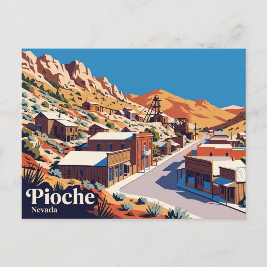 Pioche USA Briefkaart (Voorkant)
