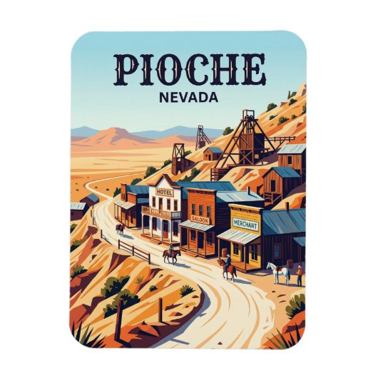 Pioche USA Magneet (Verticaal)