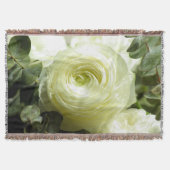 Pioen Bloem Gooi Deken (Voorkant)