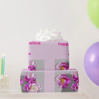 Pioen Bloem Mok Cadeaupapier