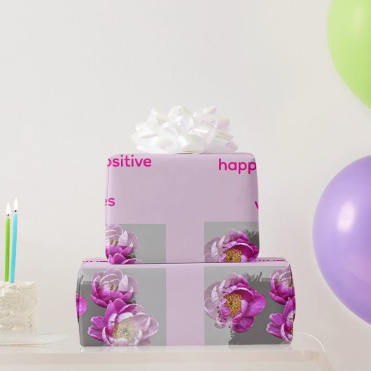 Pioen Bloem Mok Cadeaupapier (Feestgeschenken)
