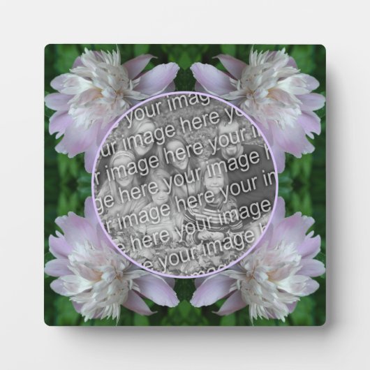 Pioen Bloem Natuur Creëer Uw Eigen Foto Fotoplaat (Voorkant)