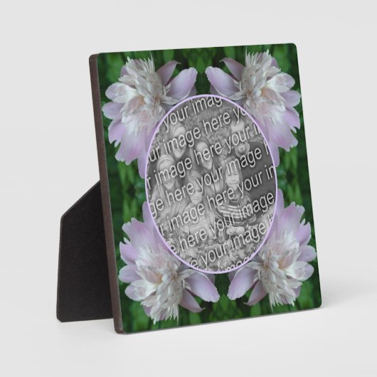 Pioen Bloem Natuur Creëer Uw Eigen Foto Fotoplaat (Voorkant)