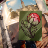 Pioen Bloem Pioenrozen Tuinier kunst Roze Briefkaart