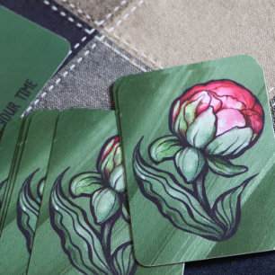 Pioen Bloem Pioenrozen Tuinier kunst Roze Visitekaartje