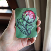 Pioen Bloem Pioenrozen Tuinier kunst Roze Visitekaartje