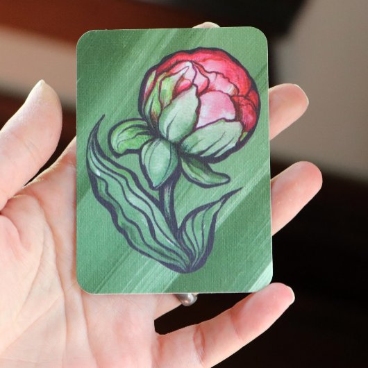 Pioen Bloem Pioenrozen Tuinier kunst Roze Visitekaartje