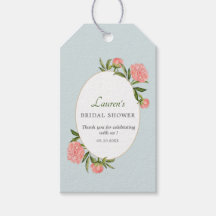 Pioen bloem vintage stijl Bruids douche Dank je