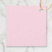 Pioen Bloemen Dank U Bedankjes Labels (Achterkant)