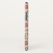 Pioen bloemen en bladeren patroon Case-Mate iPhone case (Achterkant / rechts)