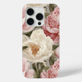 Pioen Bloemen Kunst Print Haar Designer Mobiele Ce Case-Mate iPhone Case (Achterkant)