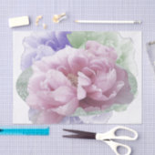 Pioen Bloemen Meerkleurig Tissuepapier (Craft)