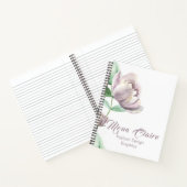 Pioen Bloemen "Mode Design Graphics" Business Notitieboek (Binnen)