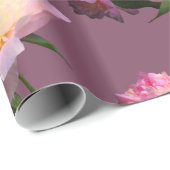 Pioen Bloemen mooi Wrapping Papier (Rol Hoek)