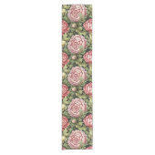 Pioen Bloemen Tafelloper (Voorkant)